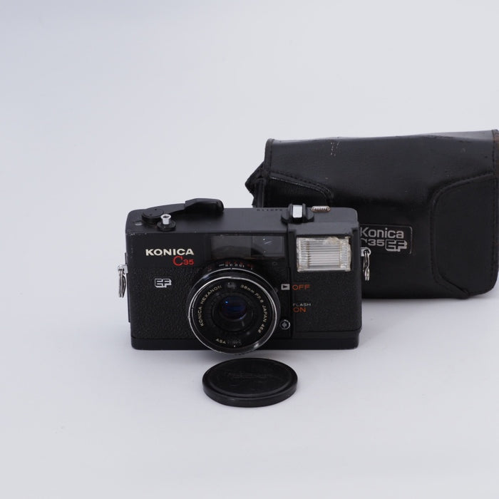 【ジャンク品】KONICA C35 1:2.8 f=38mm HEXANON コニカ コンパクトフィルムカメラ ジャンク #8891