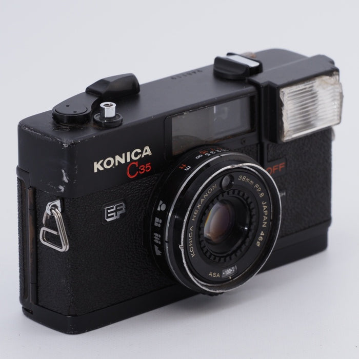 【ジャンク品】KONICA C35 1:2.8 f=38mm HEXANON コニカ コンパクトフィルムカメラ ジャンク #8891