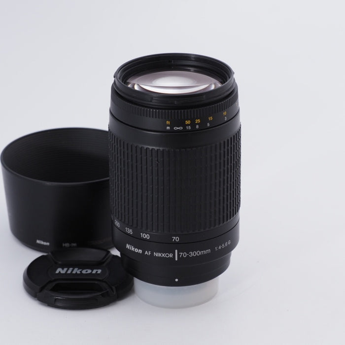 Nikon ニコン 望遠ズームレンズ AF Zoom Nikkor 70-300mm F4-5.6G ブラック (VR無し) #8927