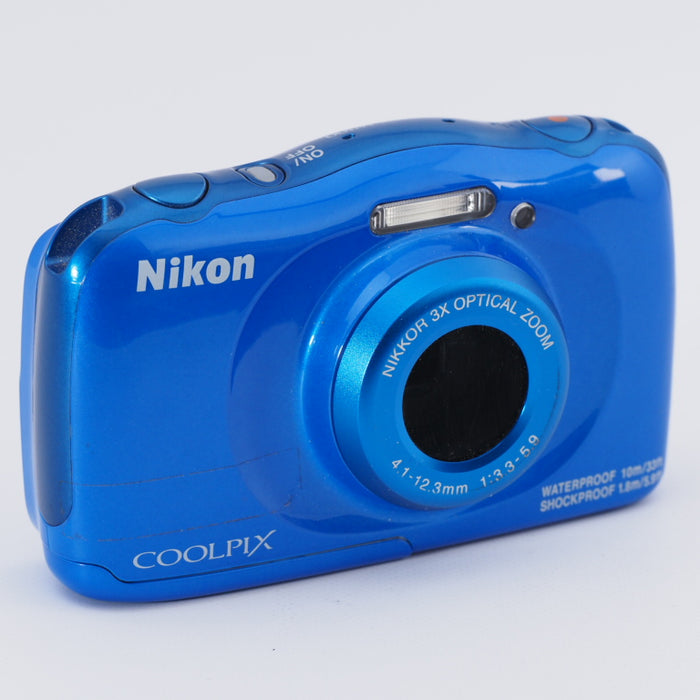 Nikon ニコン デジタルカメラ COOLPIX W100 防水 W100BL クールピクス ブルー #8739