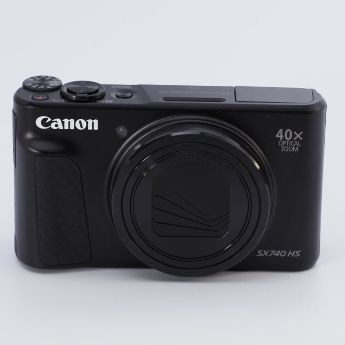 Canon キヤノン コンパクトデジタルカメラ PowerShot SX740 HS ブラック PSSX740HSBK #8394 — カメラ本舗