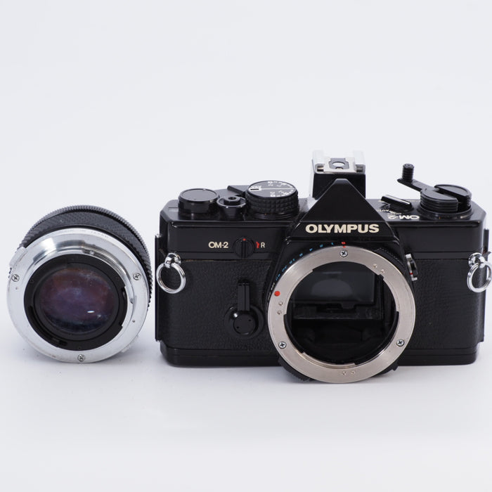 OLYMPUS オリンパス OM-2 50mm F1.4 フィルム一眼レフ カメラ レンズ付き オリンパス 難あり品 #