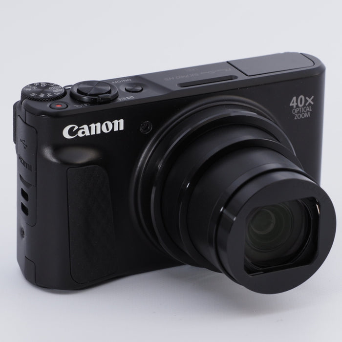 Canon キヤノン コンパクトデジタルカメラ PowerShot SX740 HS ブラック PSSX740HSBK #8394 — カメラ本舗