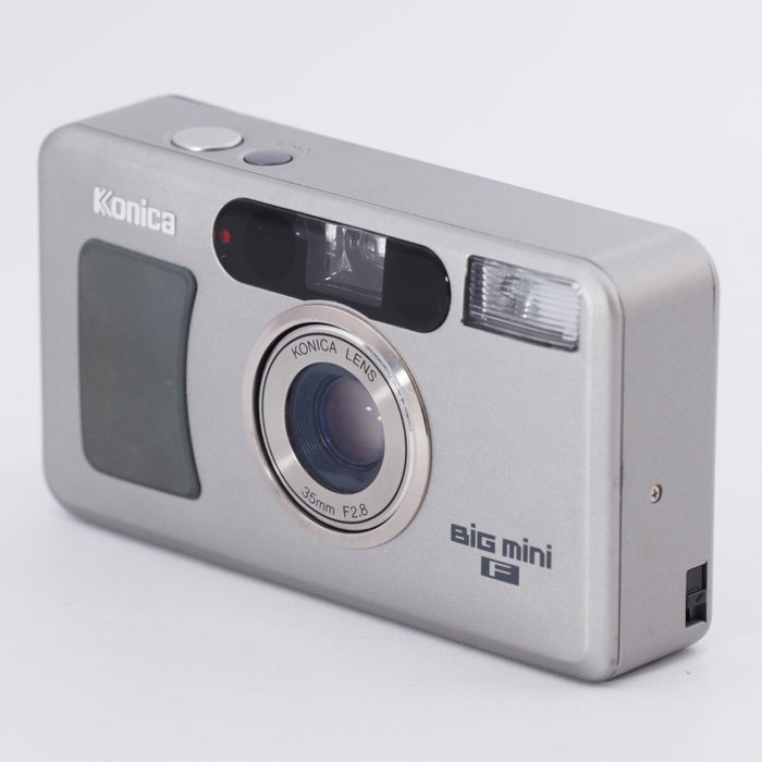 Konica コニカ コンパクトフィルムカメラ Big mini F ビッグミニＦ シルバー #9088