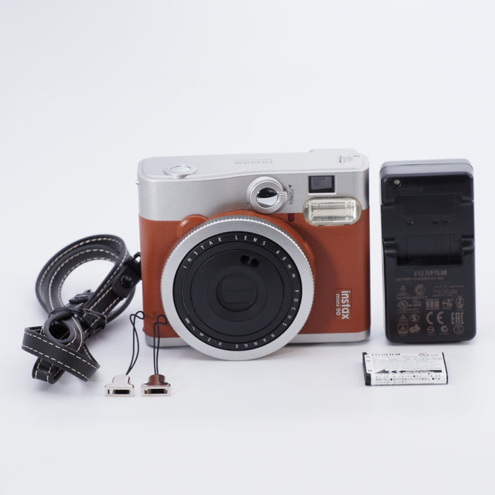 FUJIFILM フジフイルム インスタントカメラ チェキ instax mini 90 ネオクラシック ブラウン INSTAX MINI 90 BROWN#8517