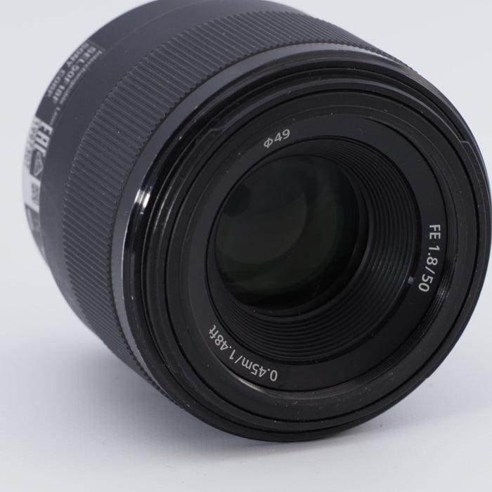 SONY ソニー 標準単焦点レンズ フルサイズ FE 50mm F1.8 デジタル一眼カメラα[Eマウント]用 純正レンズ SEL50F18F #8769