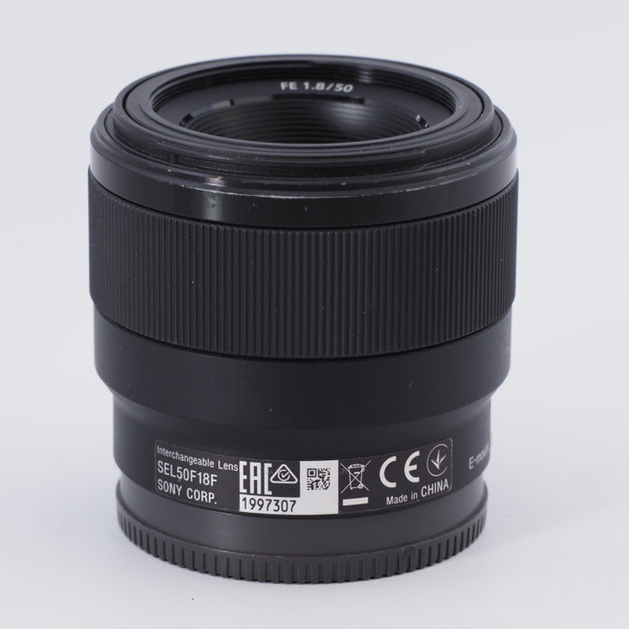 SONY ソニー 標準単焦点レンズ フルサイズ FE 50mm F1.8 デジタル一眼カメラα[Eマウント]用 純正レンズ SEL50F18F #8769