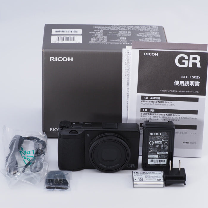 RICOH リコー GR IIIx デジタルカメラ 焦点距離 40mm 24.2M APS-Cサイズ GRIIIx GR3x #8825