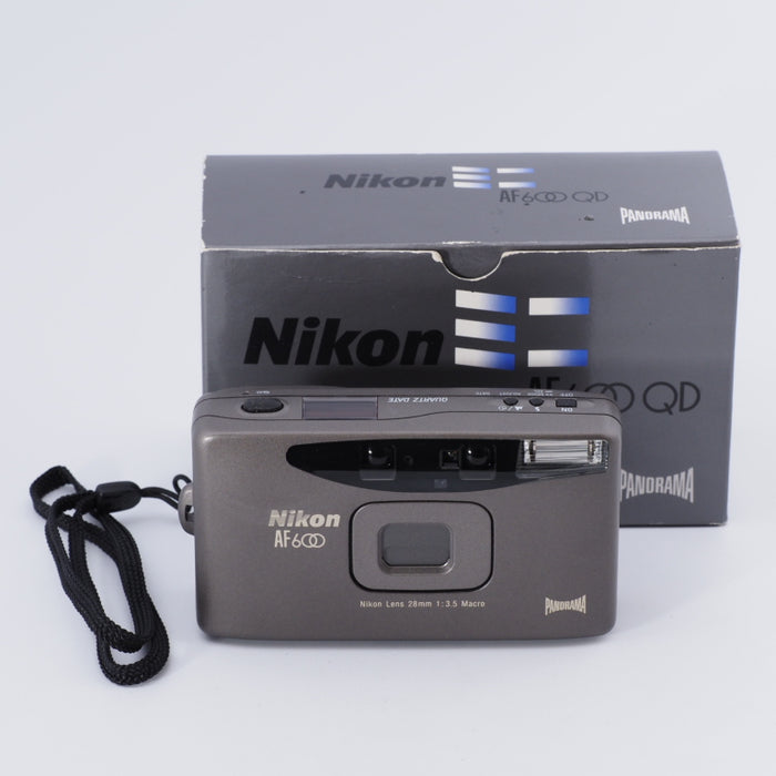 Nikon ニコン AF600 パノラマ PANORAMA フィルムカメラ 35mm 単焦点 動作確認済 元箱つき #8835