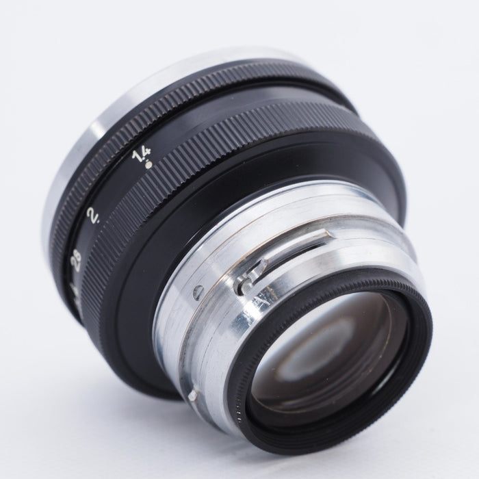 Nikon ニコン Nippin Kogaku NIKKOR-S・C 5cm f1.4 50mm ブラック 日本光学 Sマウント用 #9201