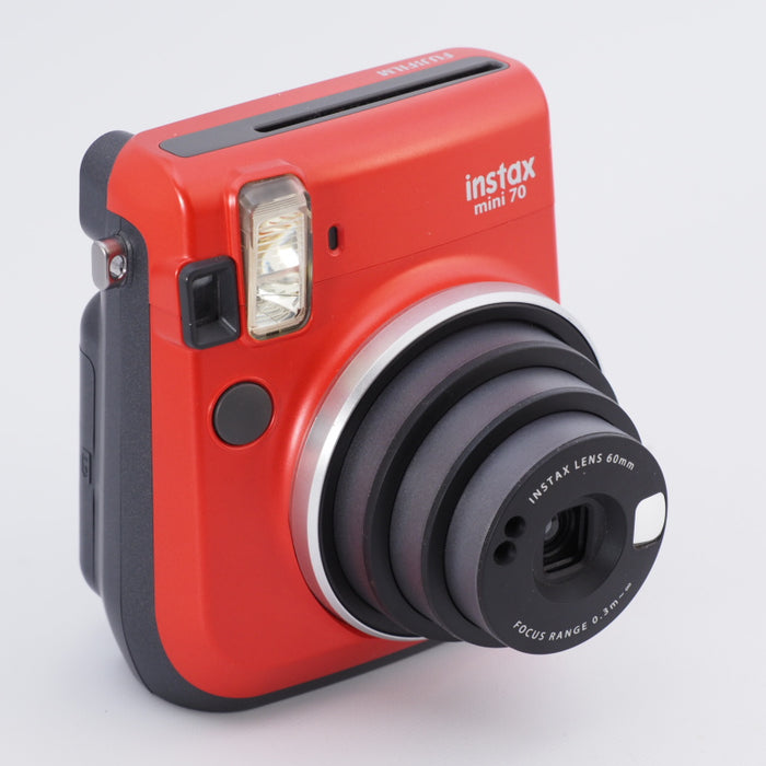 FUJIFILM フジフイルム インスタントカメラ チェキ instax mini70 レッド INS MINI 70 RED #8397