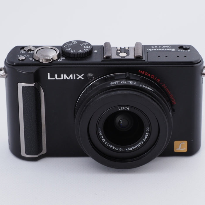 Panasonic パナソニック デジタルカメラ LUMIX (ルミックス) LX3 ブラック DMC-LX3-K #8944